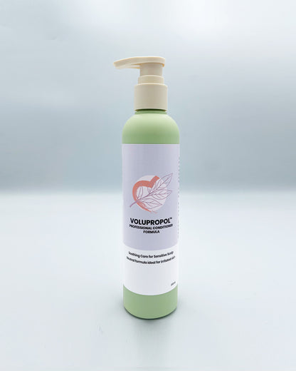 Volupropol Professional Conditioner bottle, a propolis-infused formula for nourished, shiny, and strong hair.